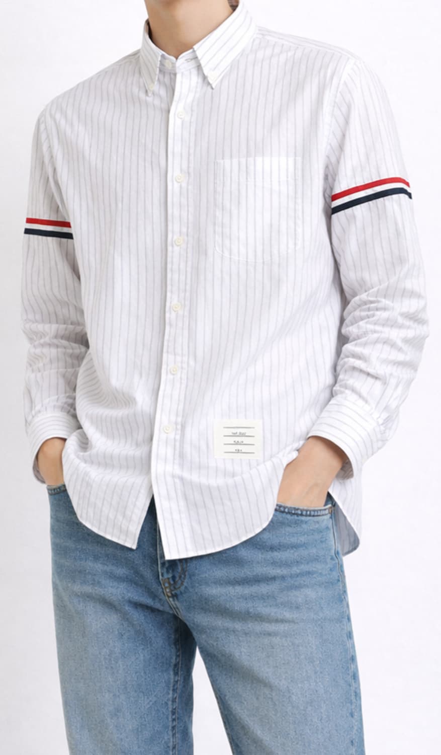 [정품] 톰브라운 암밴드 핀스트라이프 셔츠 상품이미지10