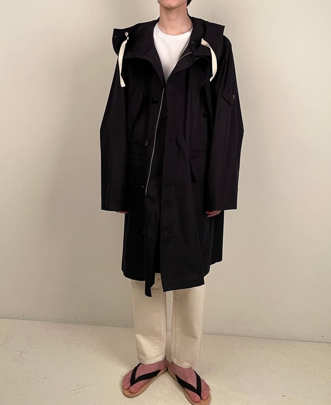 이얼즈어고 / 5pc 나일론 코튼 후디드 파카 / 1 상품이미지2