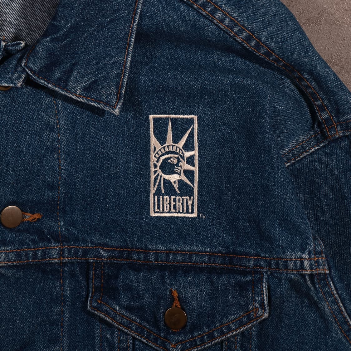 빈티지 USA 데님 자수 자켓 상품이미지3