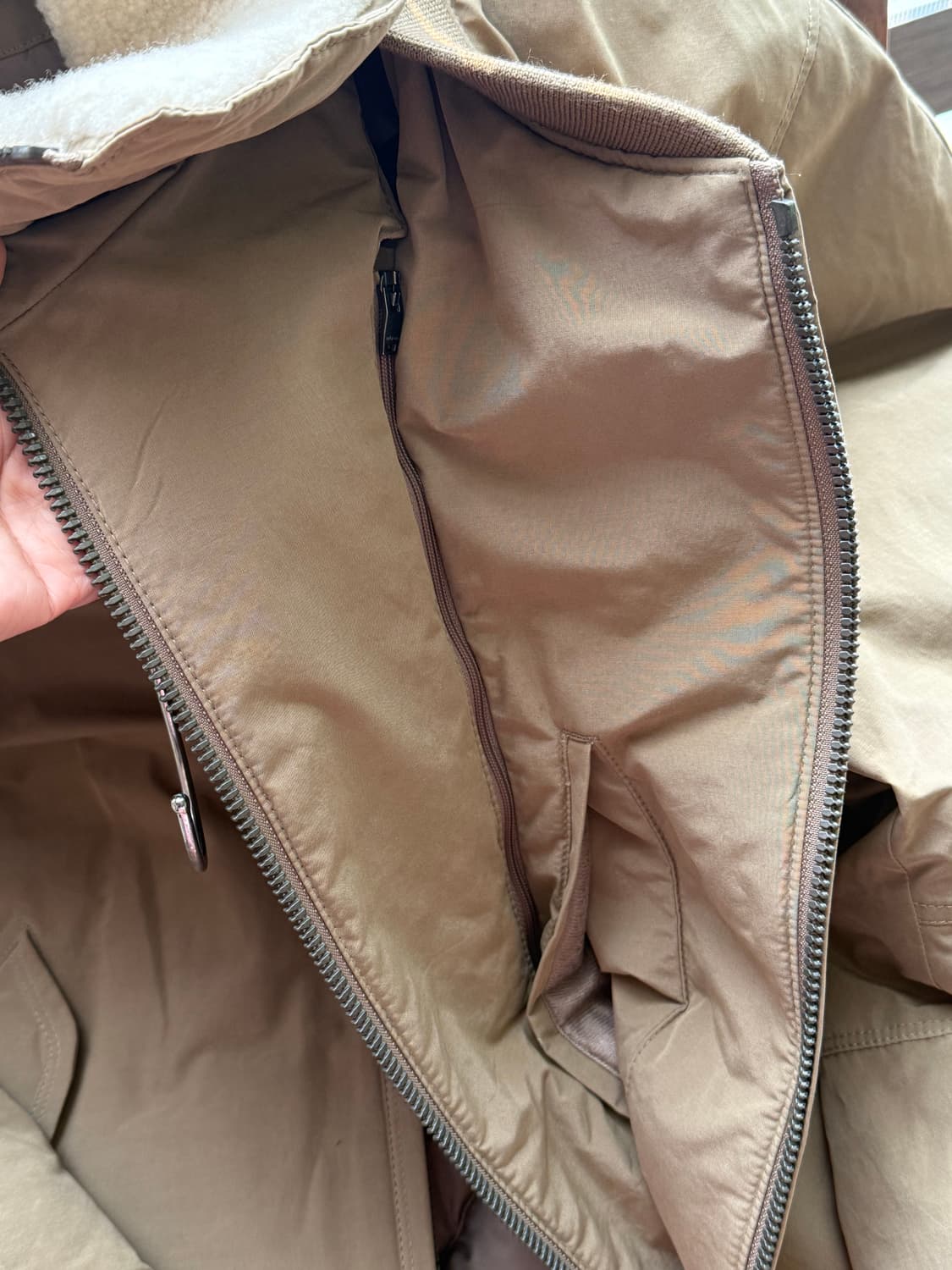 새상품) 에피그램 메리노 시그니처 숏다운 점퍼 상품이미지5