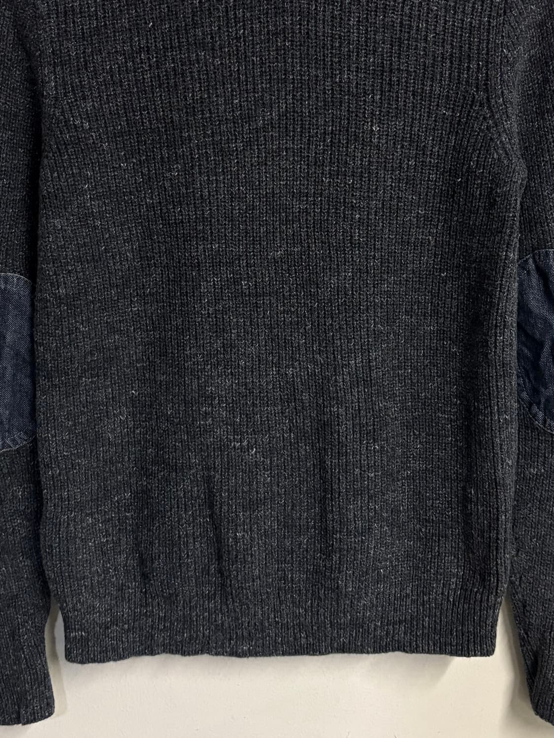 DIESEL denim collar knit zip up jacket  상품이미지7
