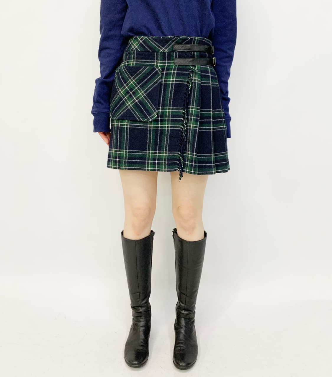 막스앤코 막스마라 울 미니 랩스커트 상품이미지1