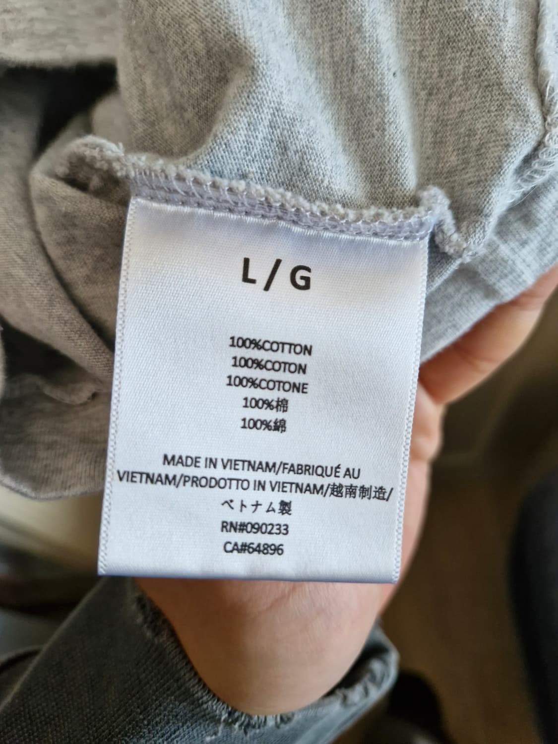 피어오브갓 에센셜 브이넥 L사이즈 상품이미지3