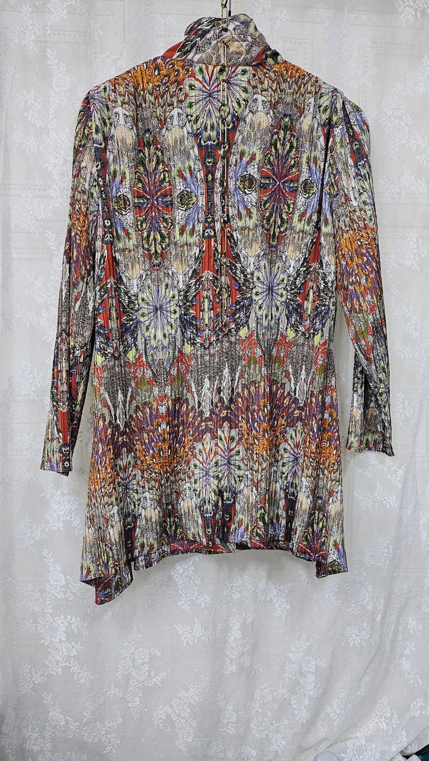 플리츠 주름 패턴 블라우스  상품이미지4