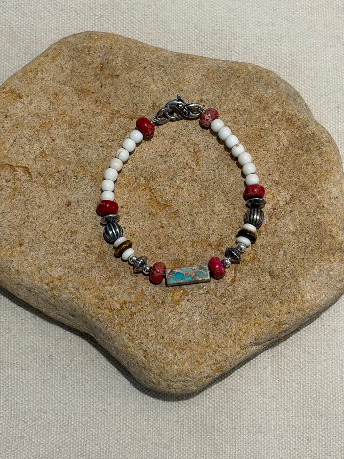 토곰아비 시그니처 믹스 스톤 실버925 팔찌 상품이미지3