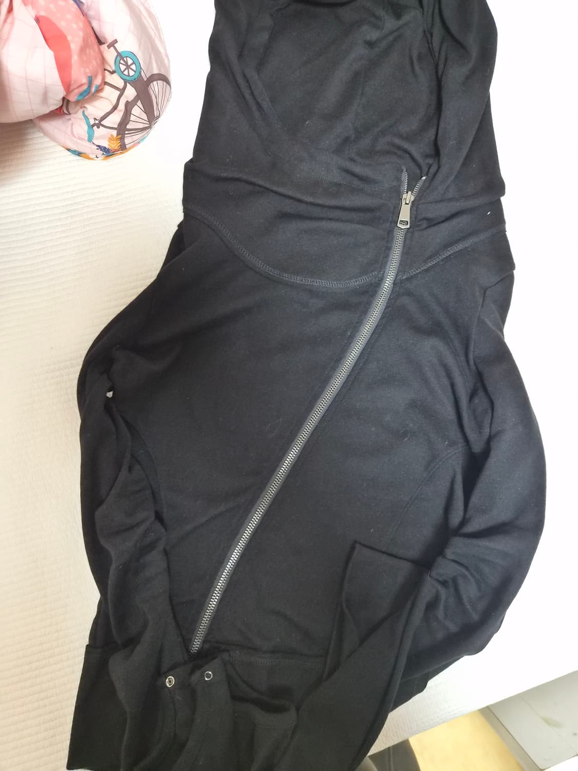 플리즈노팔로우 언발 후드집업 오프숄더 상품이미지5