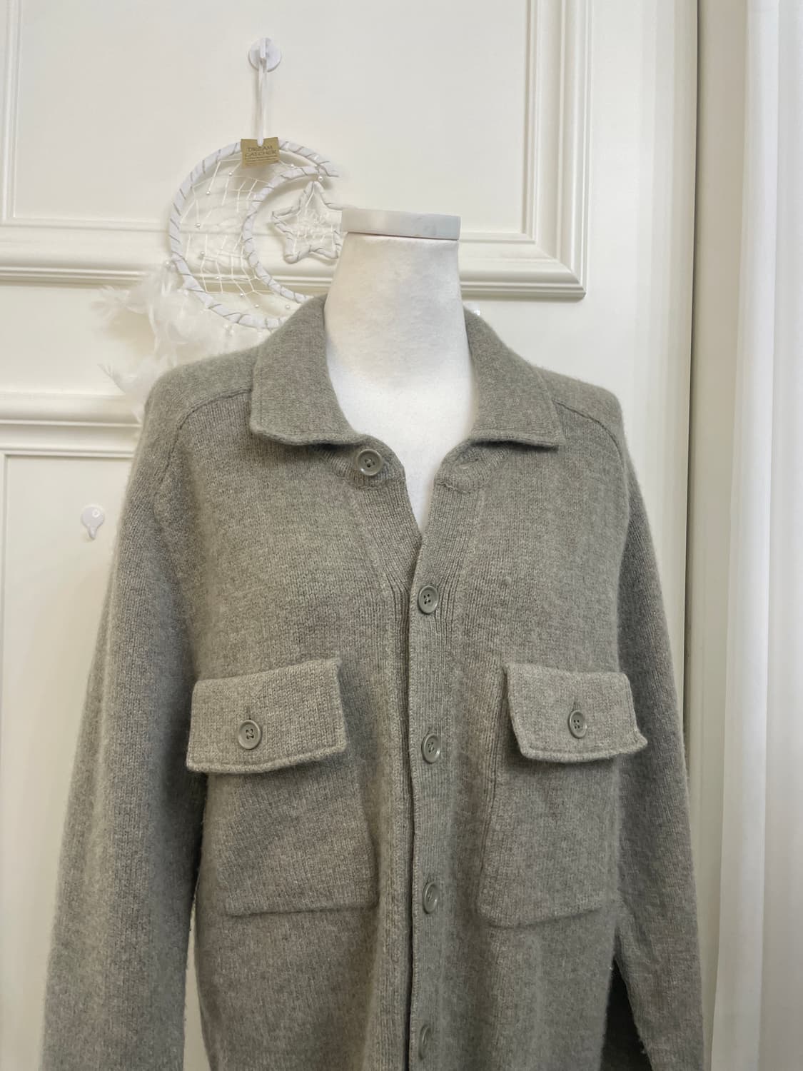 khaki pocket point basic sweater(size-M) 상품이미지5