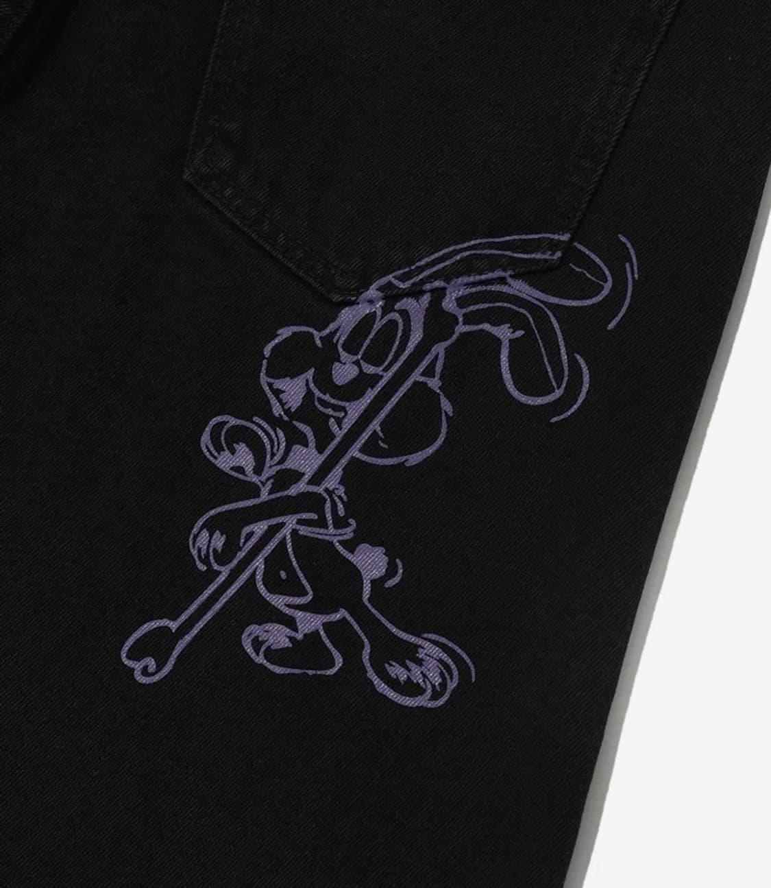 리트리버클럽 래빗 데님팬츠 블랙 M사이즈(LIL RABBIT DENIM) 상품이미지5