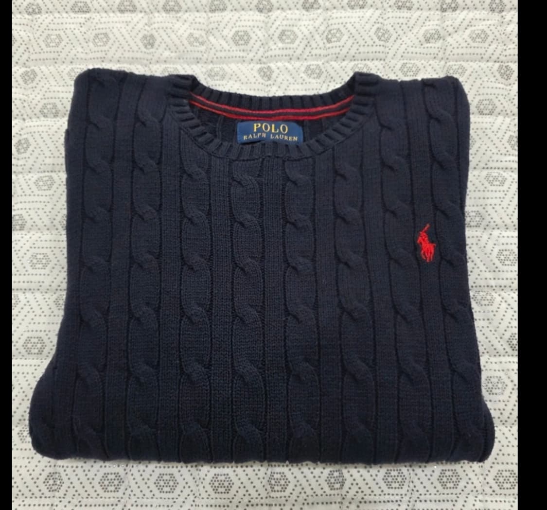 폴로 랄프로렌 꽈배기 니트 ~55 상품이미지5