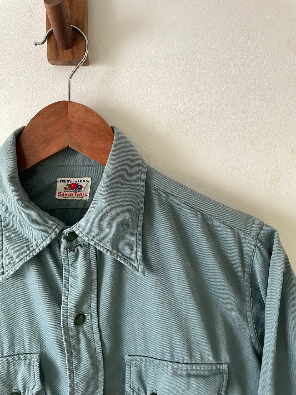 50-60‘s USA Vintage Fruit of the Loom 셔츠 상품이미지4