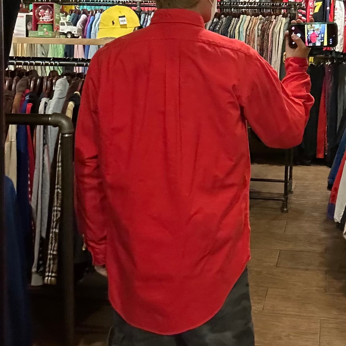 [HI] 폴로 랄프로렌 셔츠 레드 상품이미지5