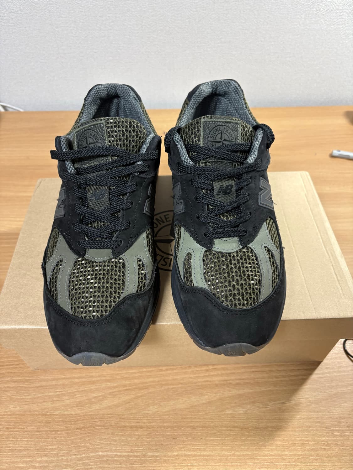 뉴발란스x스톤 아일랜드 991v2 올리브 블랙 280 상품이미지1