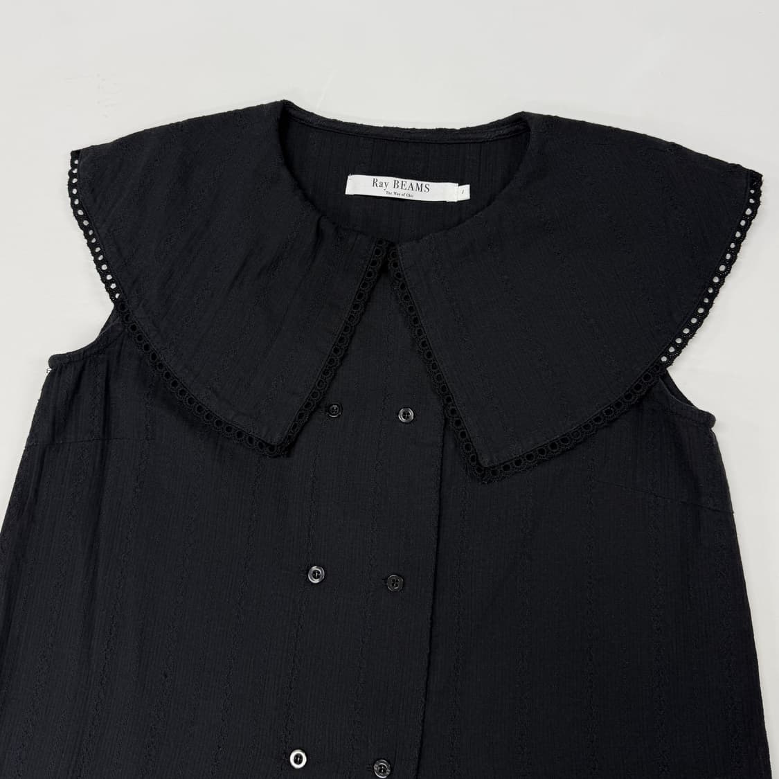 Ray Beams big collar sleeveless 상품이미지3
