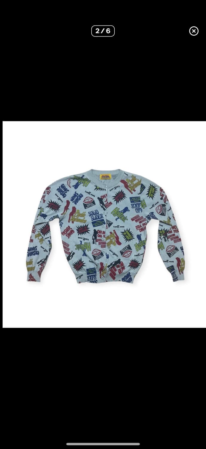 히스테릭 글래머 히스걸 가디건 상품이미지1