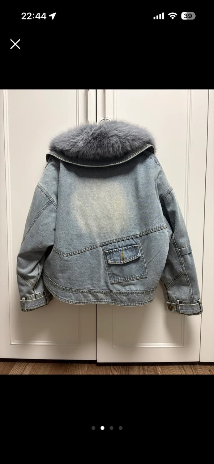 데님 퍼 자켓 누빔안감 상품이미지2