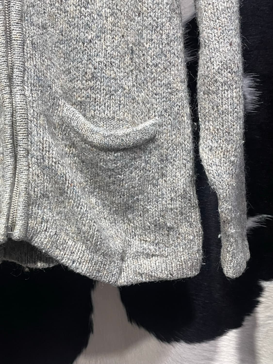 엘엘빈 니트 집업 상품이미지5