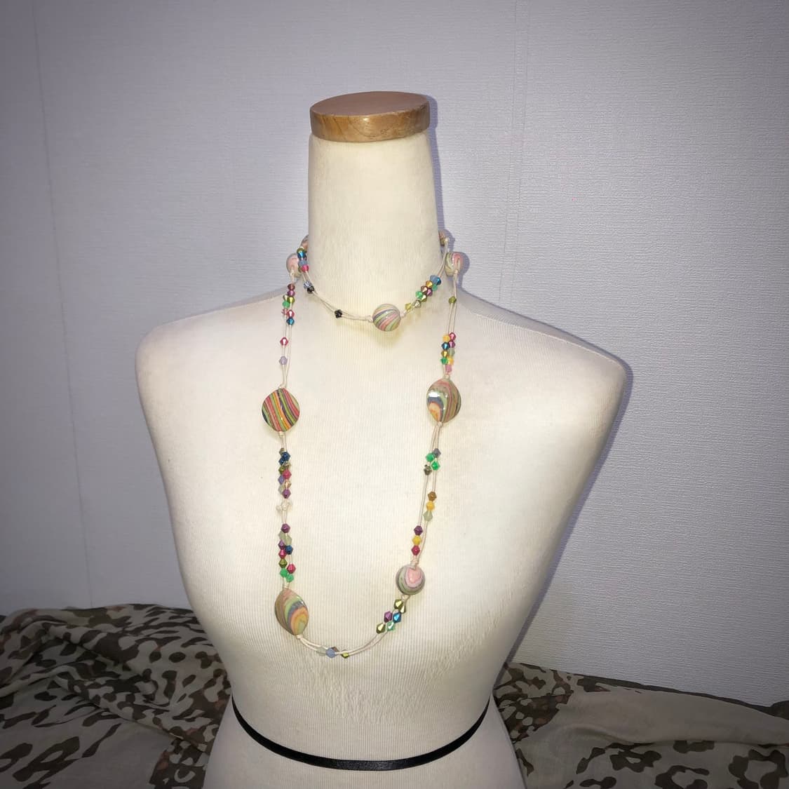 빈티지 롱 목걸이 페어리 오리엔탈 모리걸 하구미 그런지 상품이미지1