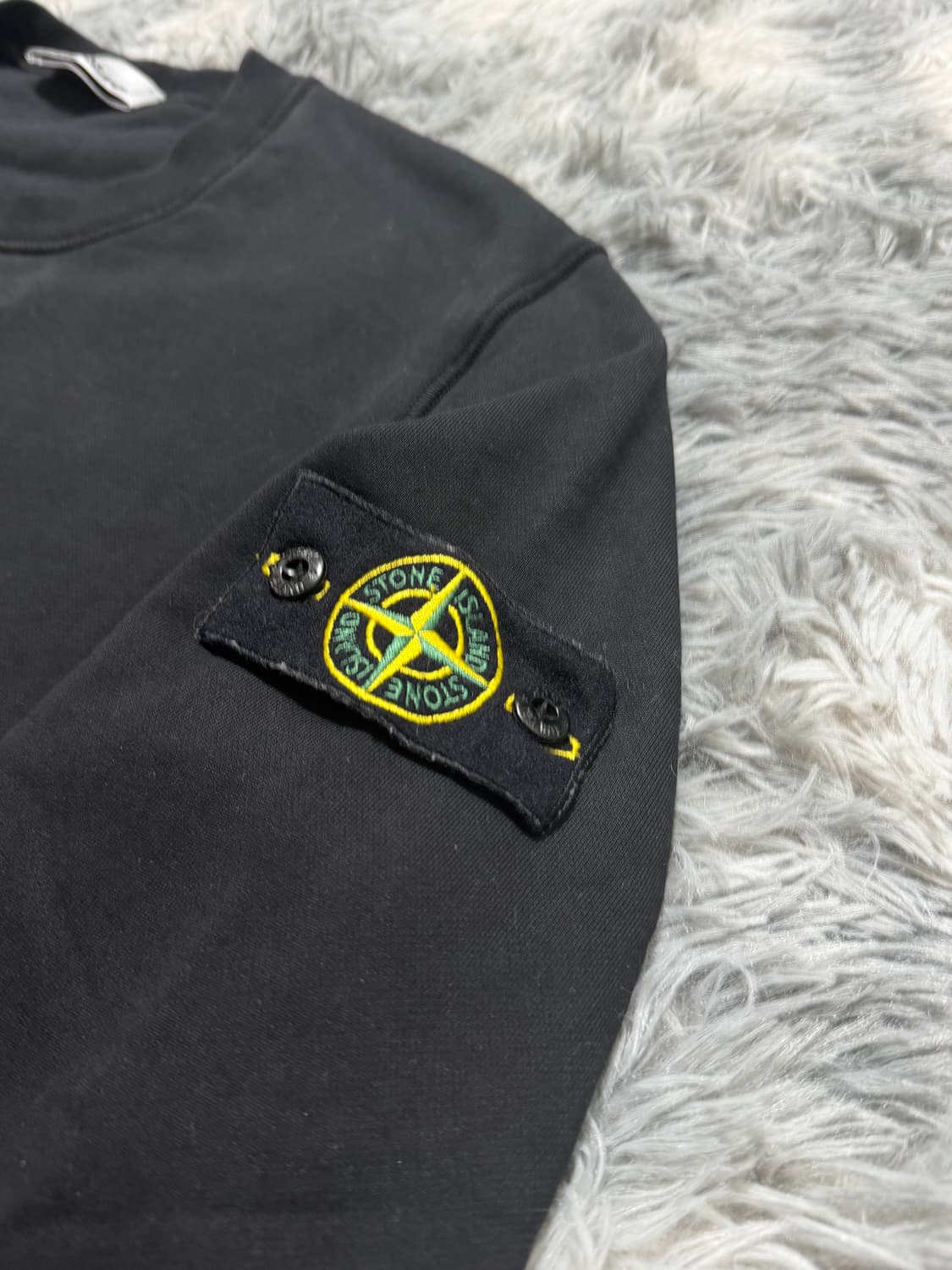 스톤아일랜드 맨투맨 블랙 {size L} 상품이미지3
