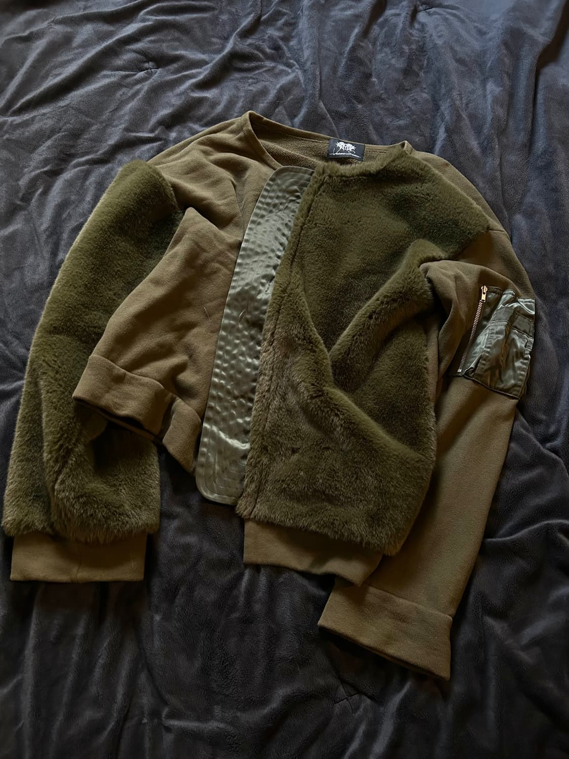 Viviano sue 18aw Ma-1 Fleece SweatShirts 상품이미지1