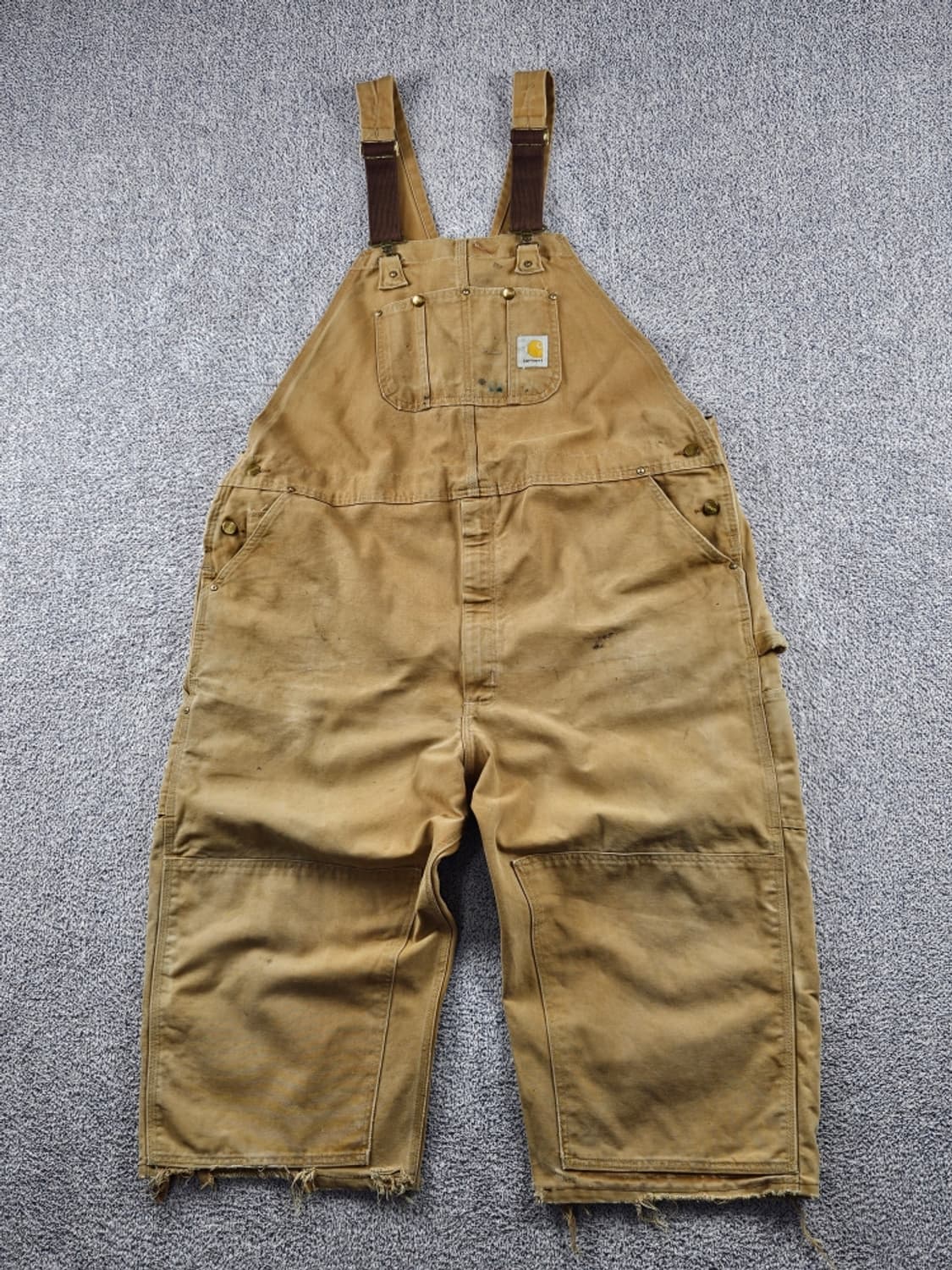 칼하트 덕 캔버스 더블니 오버롤 슈트 ( 50X32 ) / 11410 상품이미지1