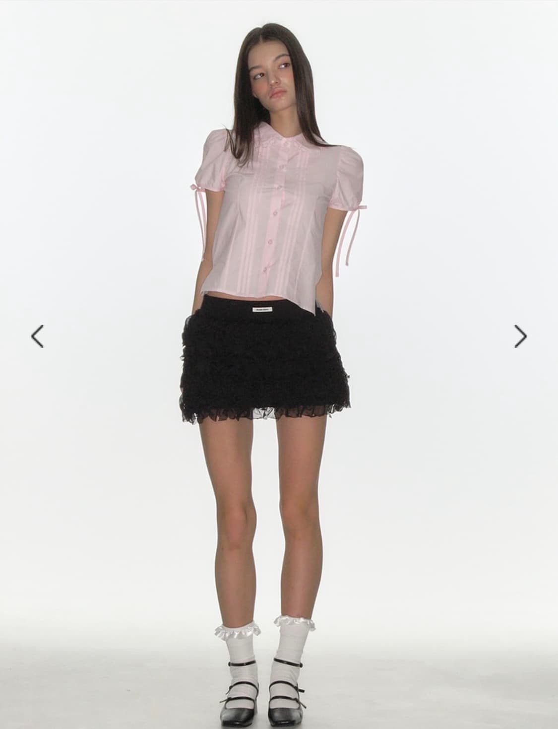 크랭크 프릴 미니 스커트 상품이미지1