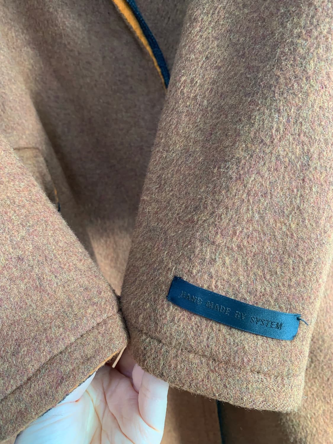 시스템 모직코트 상품이미지3