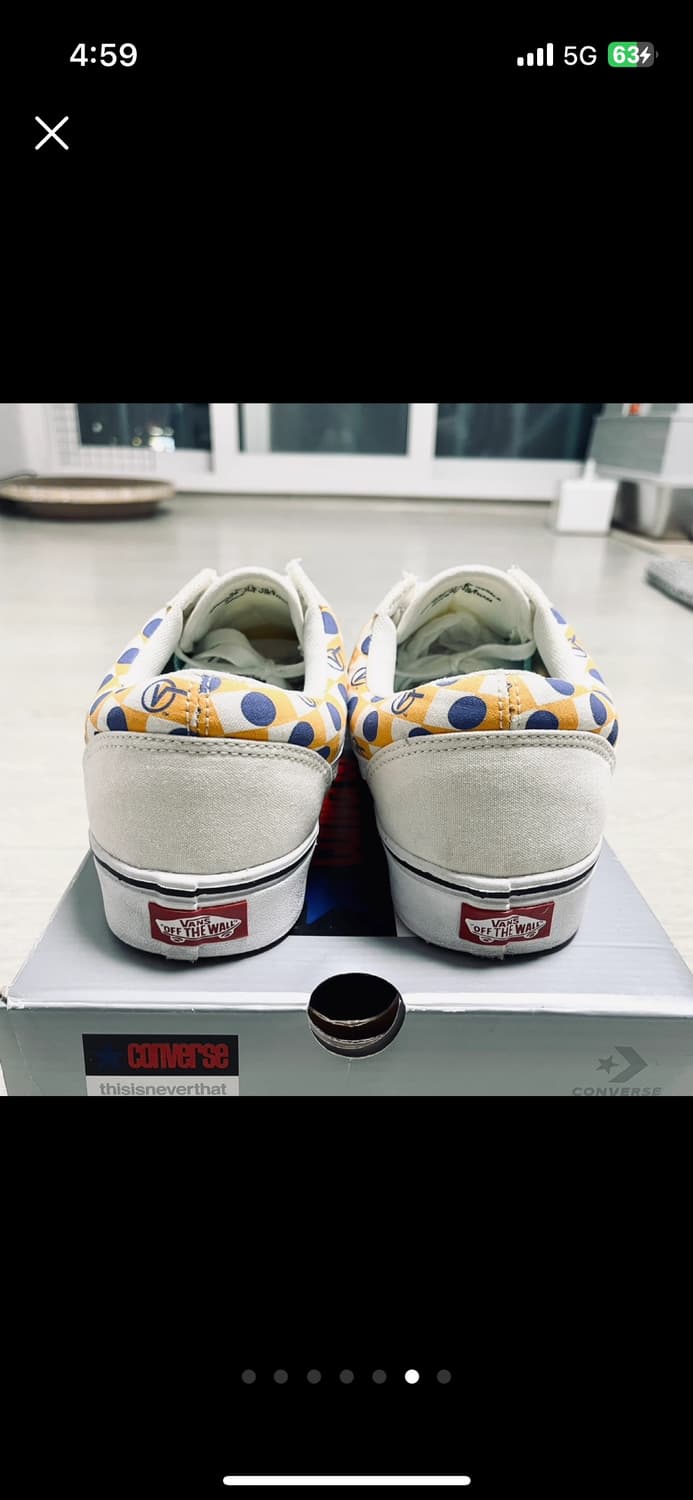 [VANS] 컴피쿠시 올드스쿨 LX 오프화이트 블루도트 / 270 상품이미지6