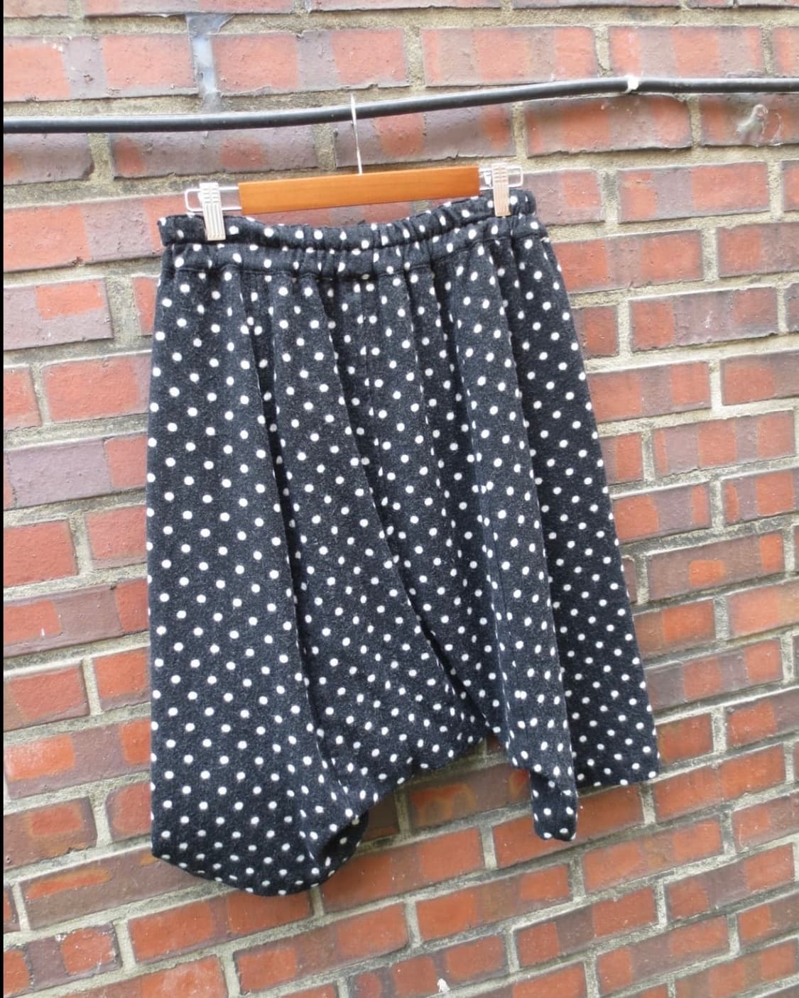Black comme des garcons dot saruel pants 상품이미지5