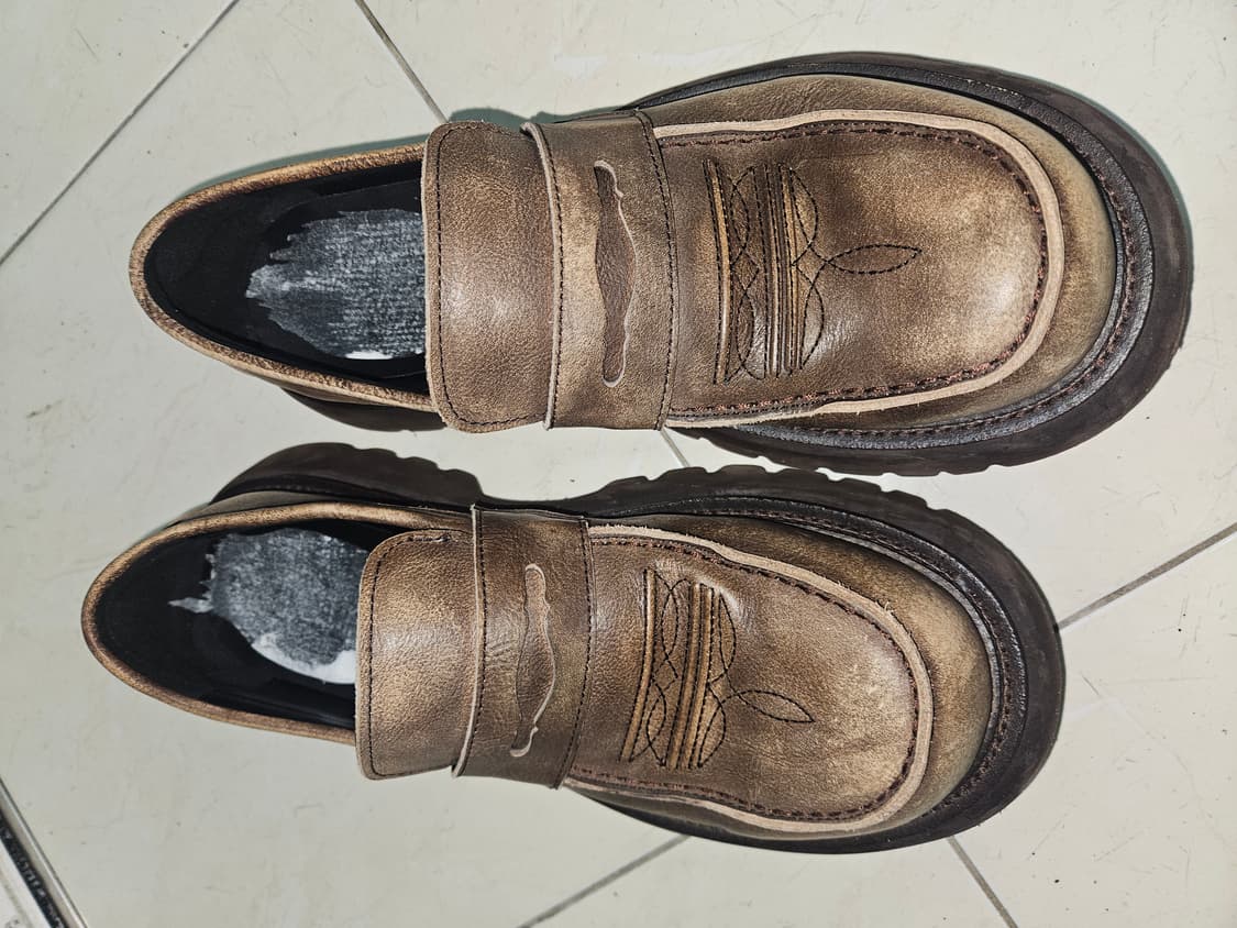 Dnsr 맘모스 홀스레더 로퍼 브라운 상품이미지2