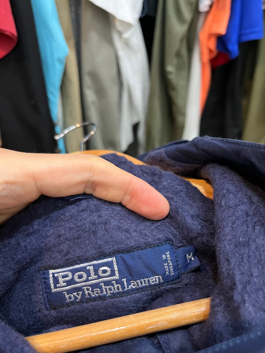 90s 폴로랄프로렌 올드스쿨 쿠키로고 아노락  상품이미지8