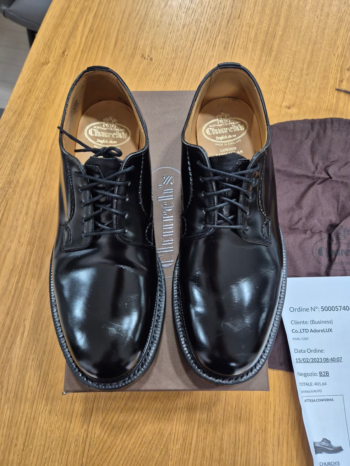 처치스 섀넌 레이스업 더비 7사이즈(발볼G) 상품이미지3