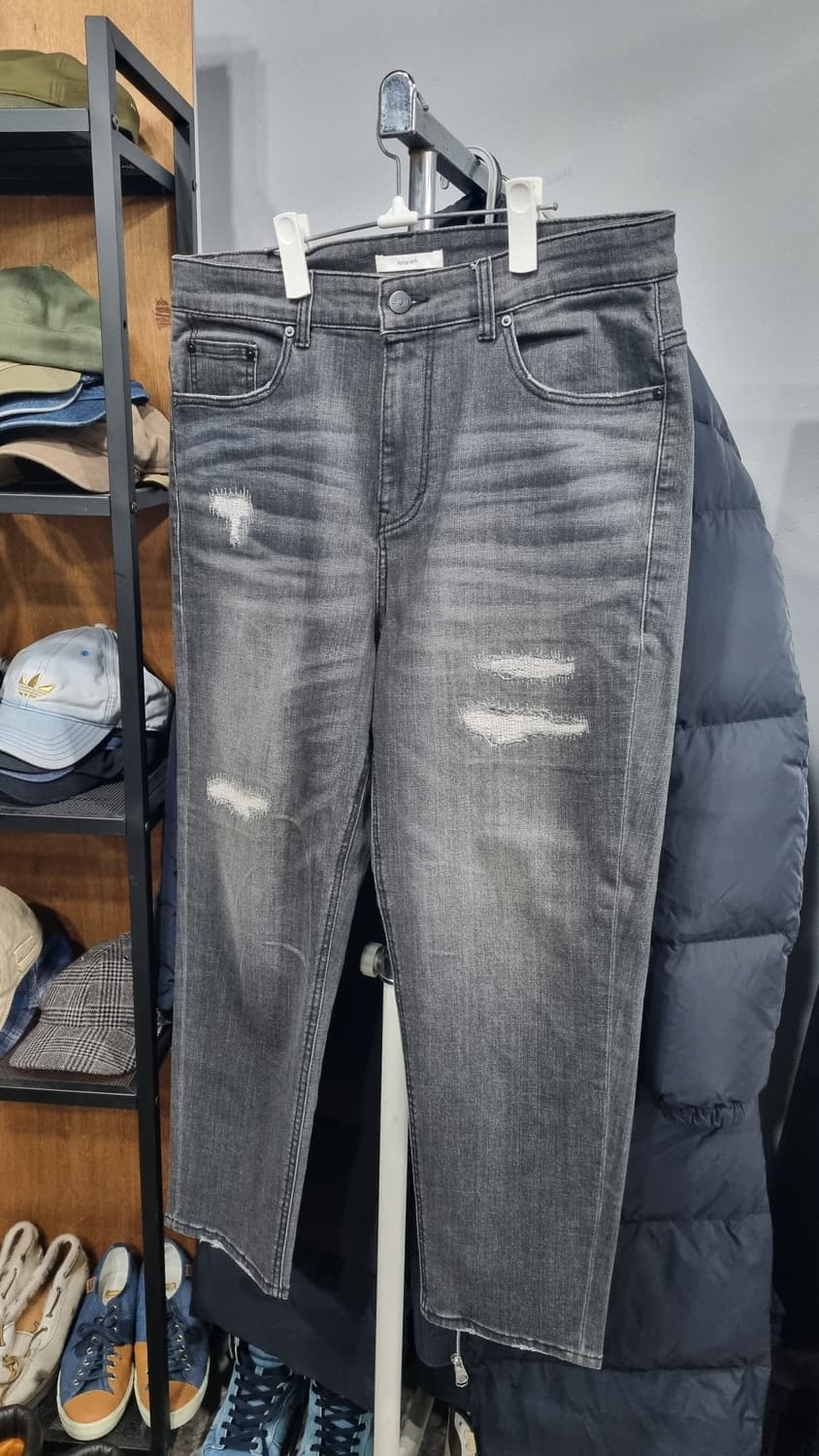 series)) 에피그램 코오롱 정품 데미지 흑청바지 배기 33~34 상품이미지1