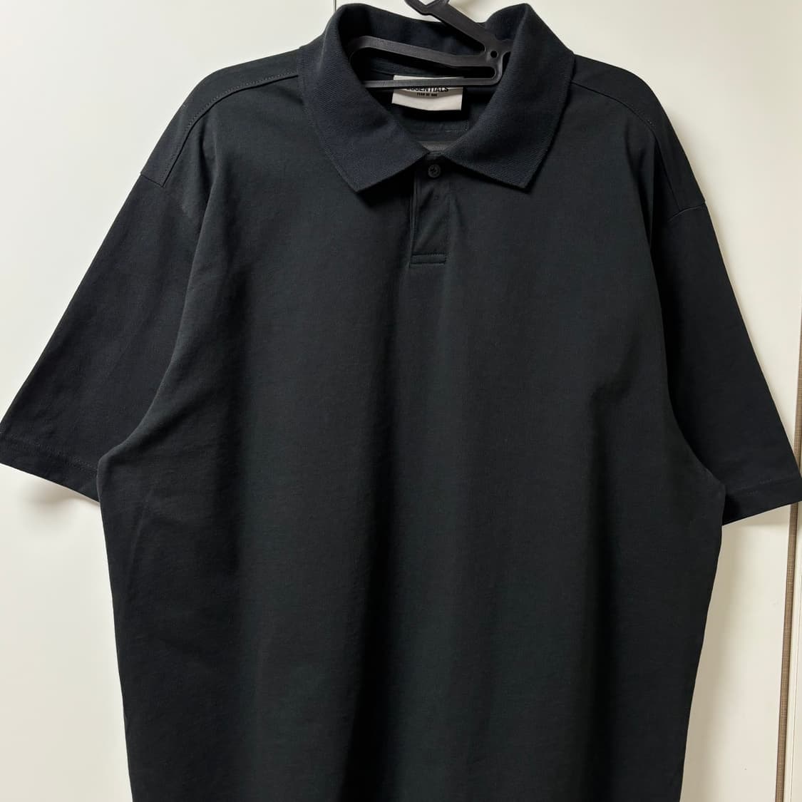 피어오브갓 에센셜 블랙 반팔 카라티 S 상품이미지3