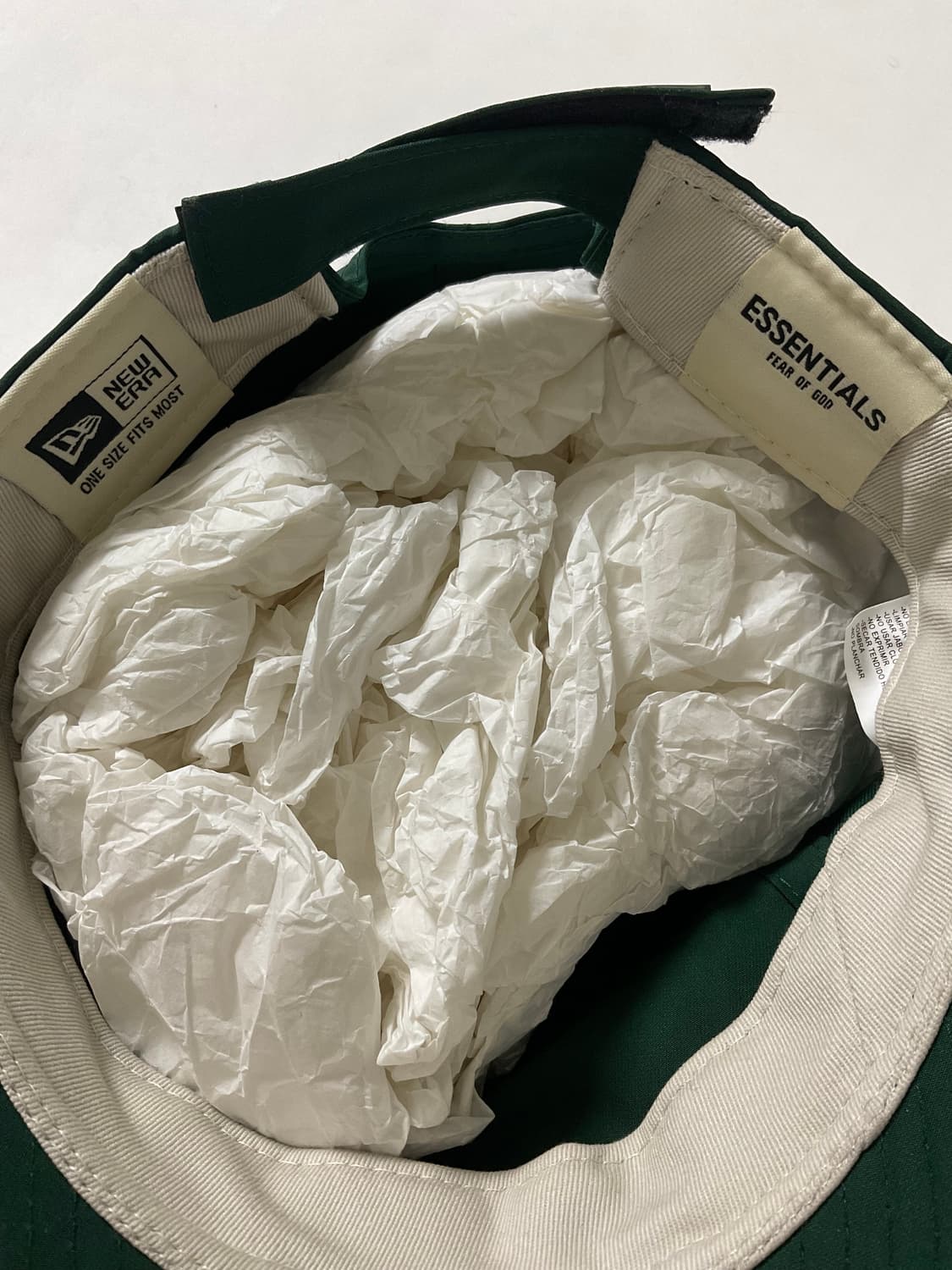 에센셜 x 뉴에라 레트로 볼캡 다크그린 새제품 상품이미지2