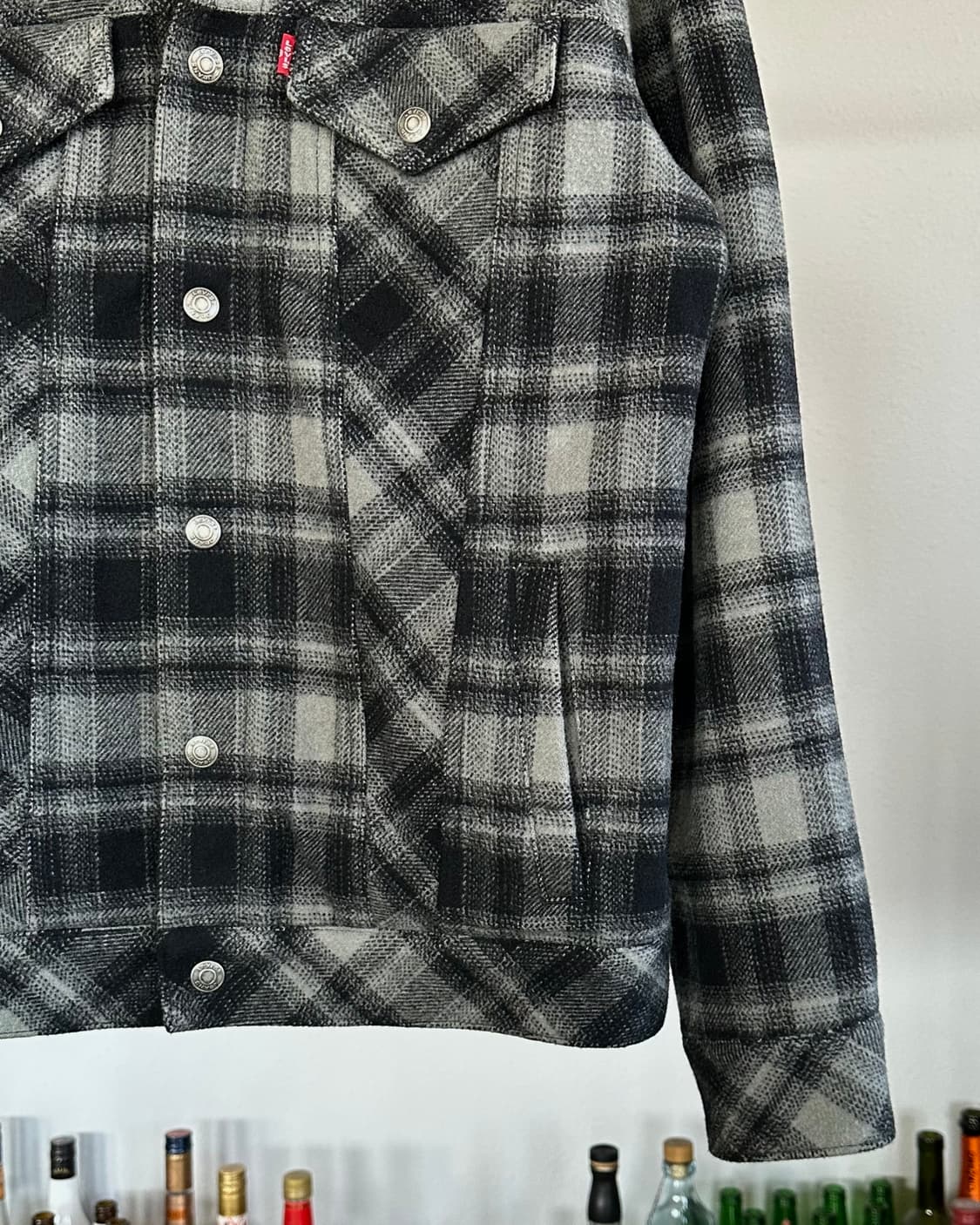 [M]리바이스 플란넬 체크 울 트러커 자켓 상품이미지3
