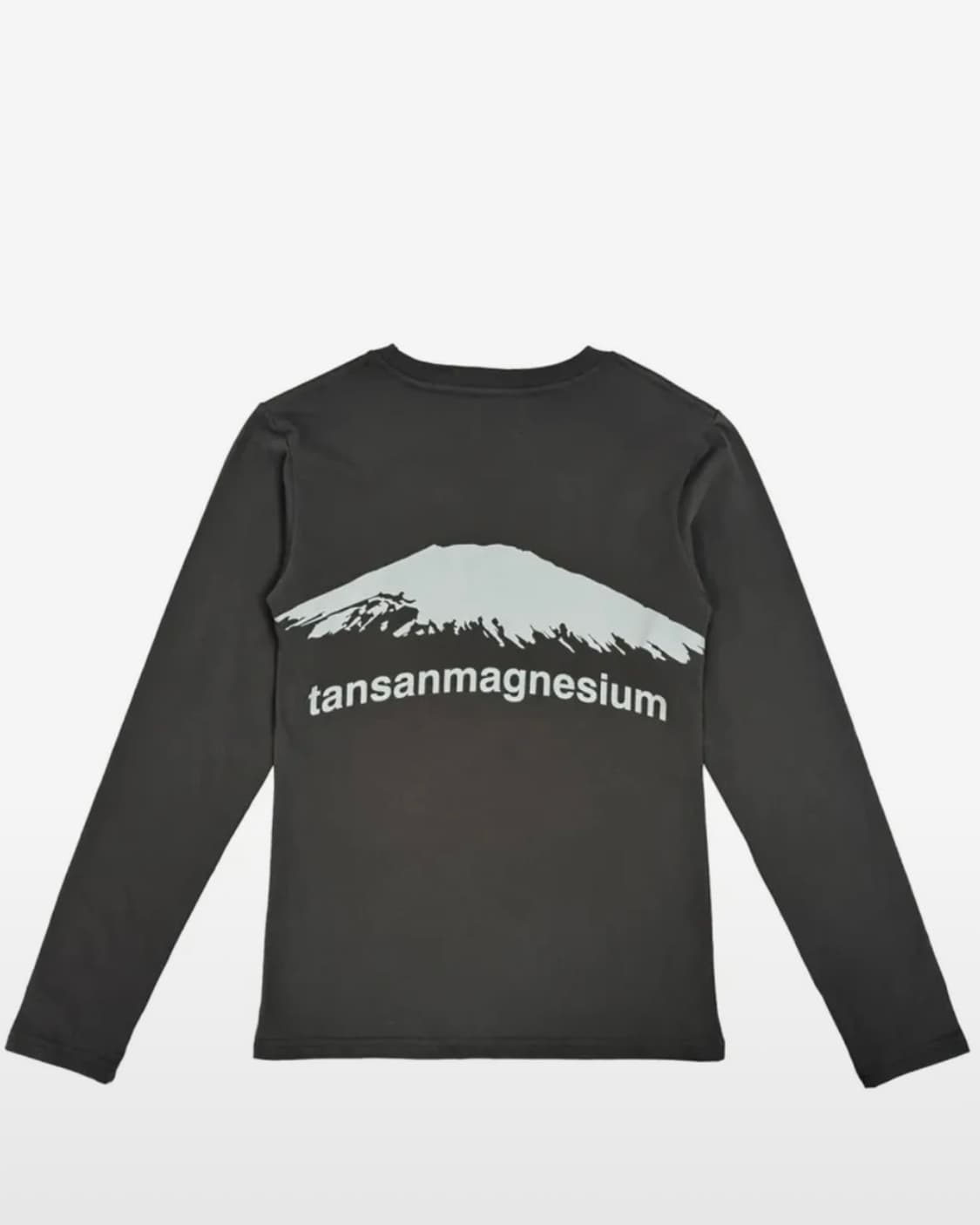 탄산마그네슘 마운틴 롱슬리브 차콜 상품이미지1