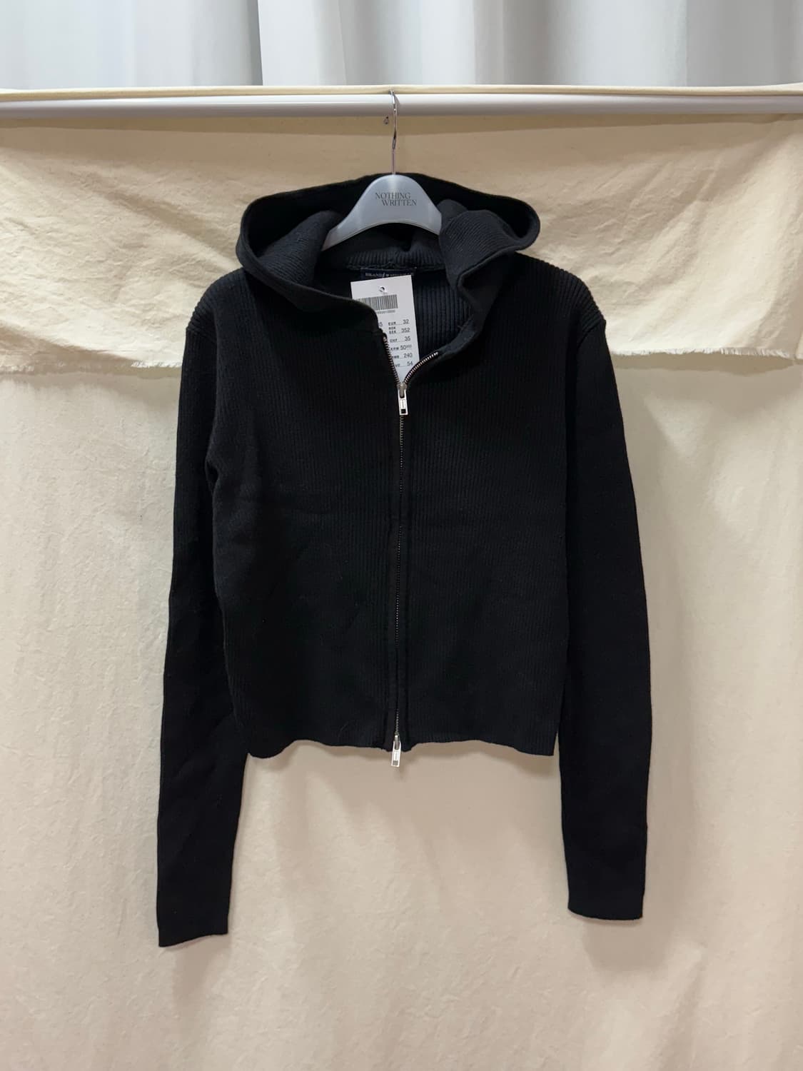 브랜디멜빌 골지 투웨이 후드집업 상품이미지1