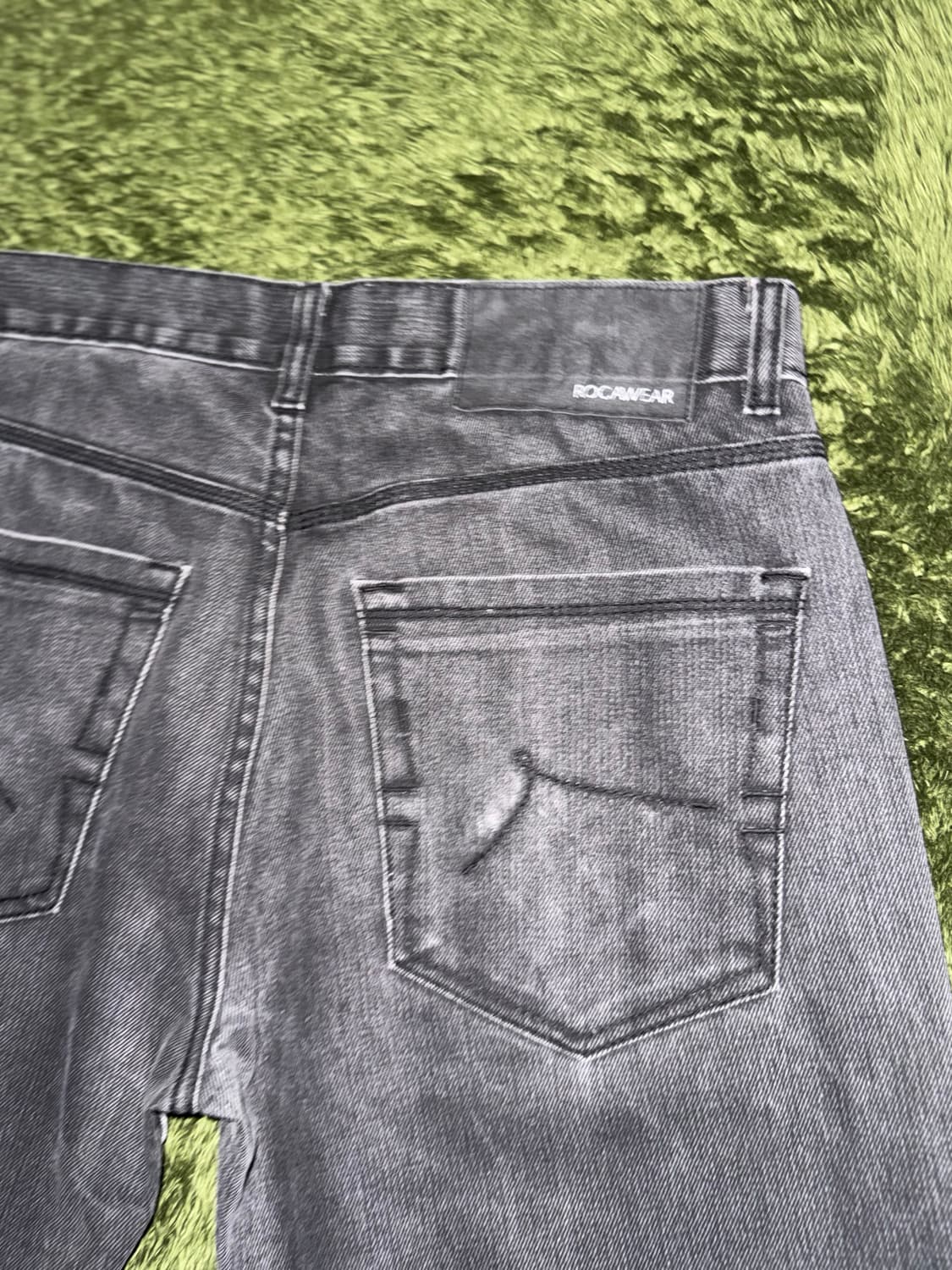 [34] Roca Wear 로카웨어 빈티지 워싱 텍스쳐드 데님 팬츠 상품이미지9