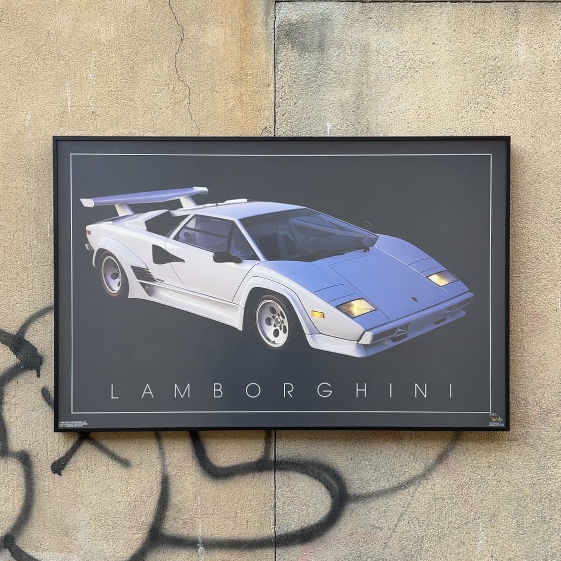 람보르기니 쿤타치 빈티지 포스터 (액자포함) 상품이미지2