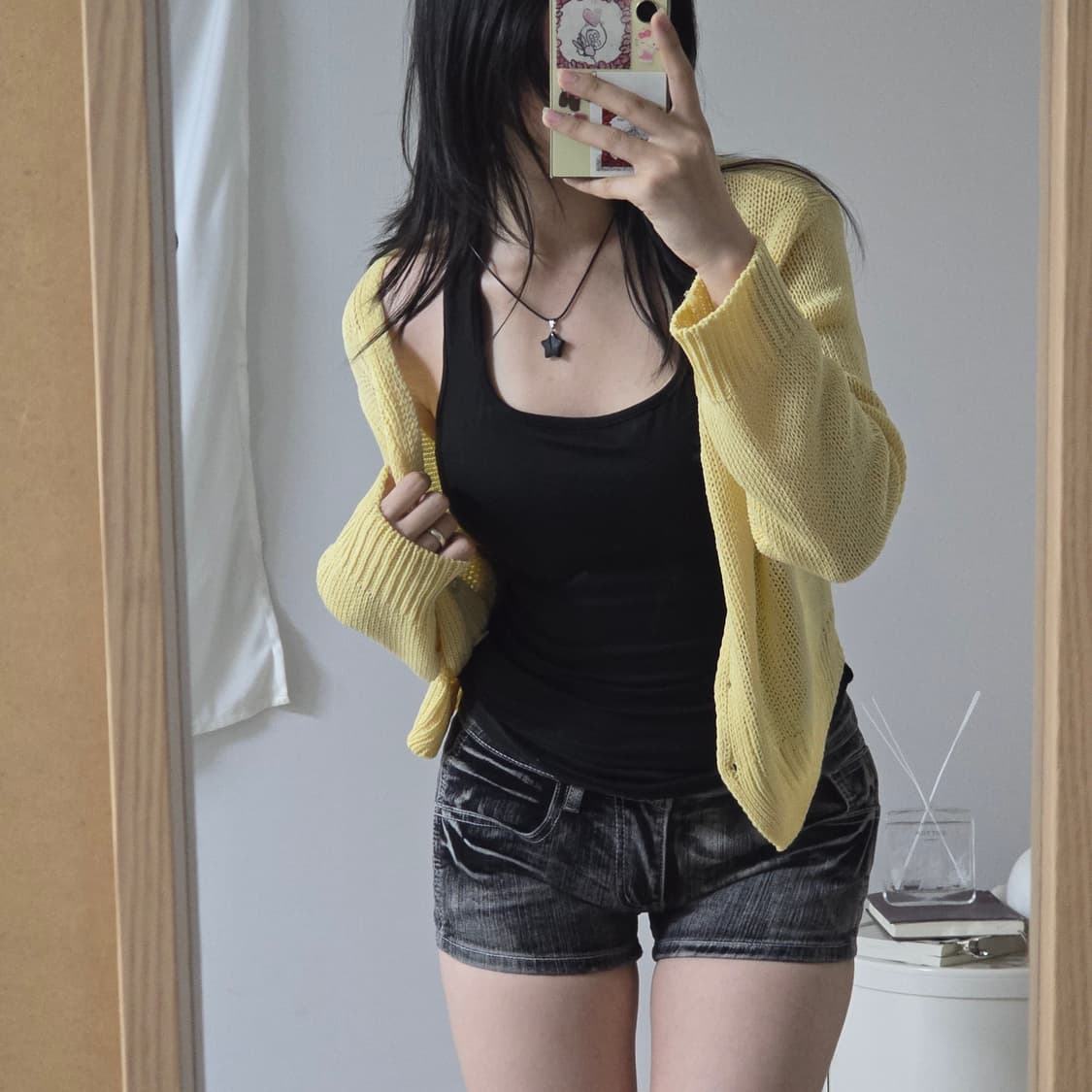 여성 크롭 가디건 OS 상품이미지3