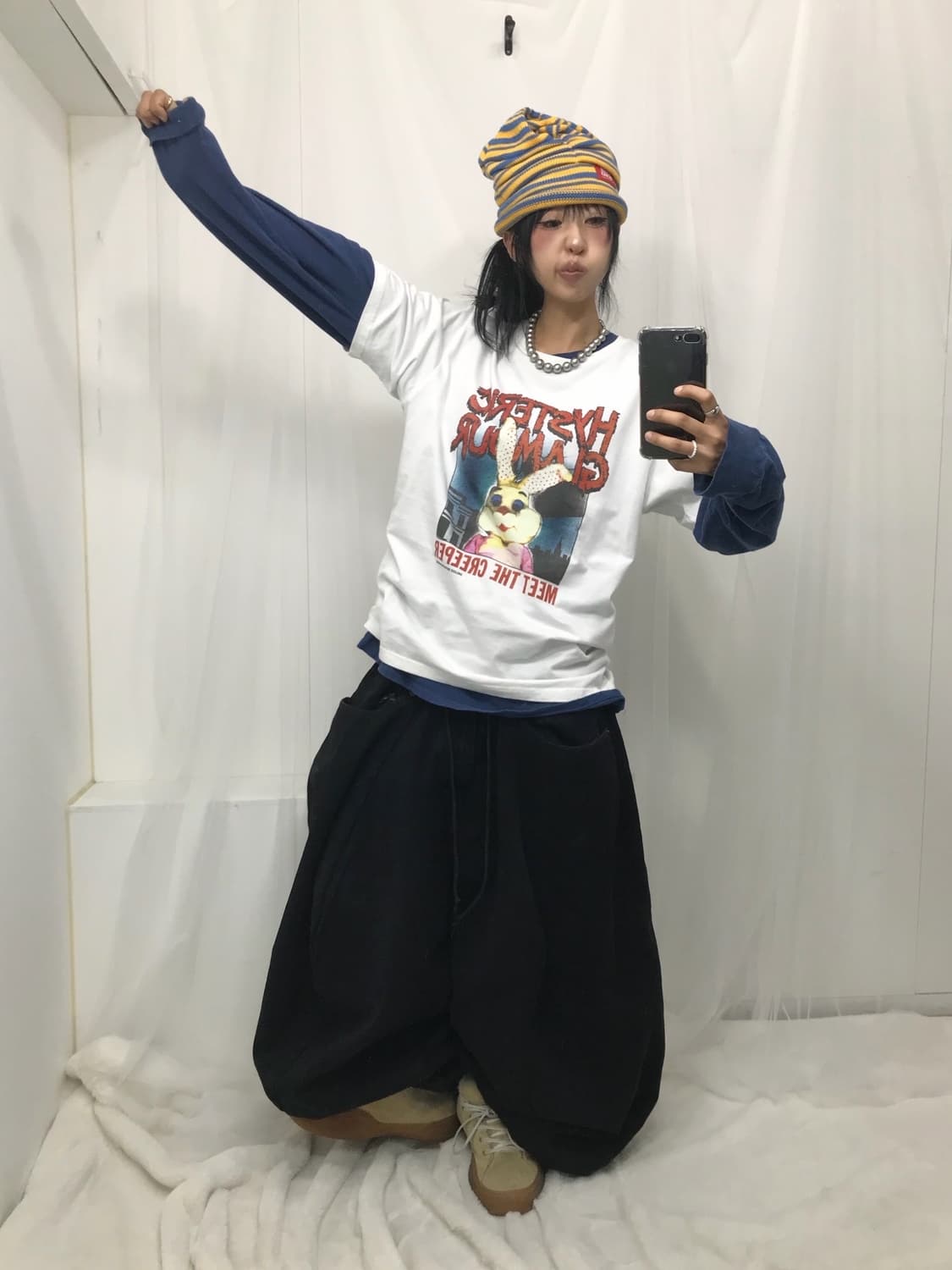 Hysteric Glamour Punk Rabbit T-shirt 상품이미지5