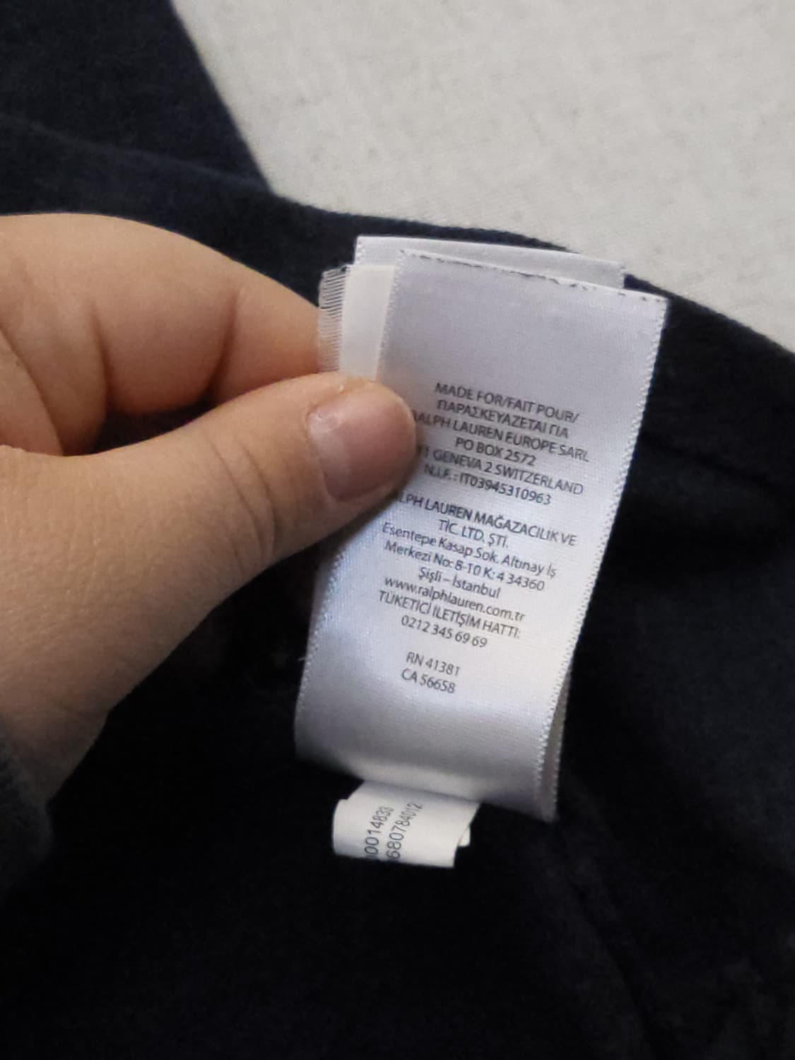 폴로 랄프로렌 네이비 반팔 카라티 m 상품이미지8