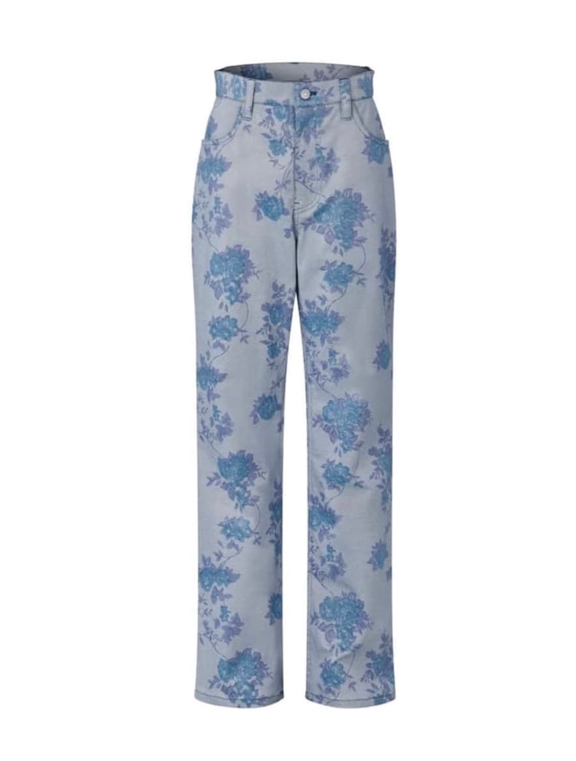 티크 블루 로즈 팬츠 M 상품이미지1