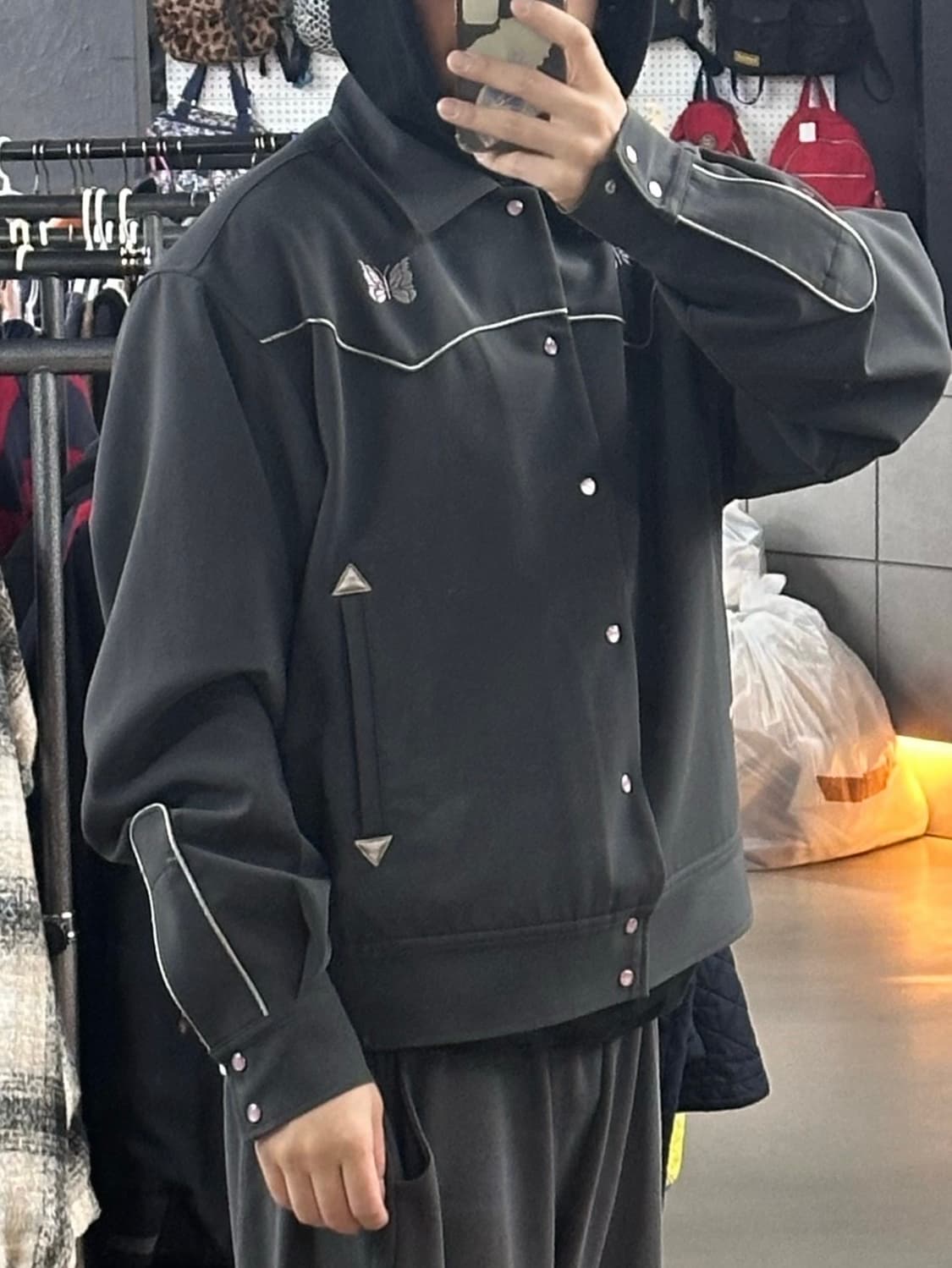 니들스 웨스턴 카우보이 파이핑 자켓 상품이미지2