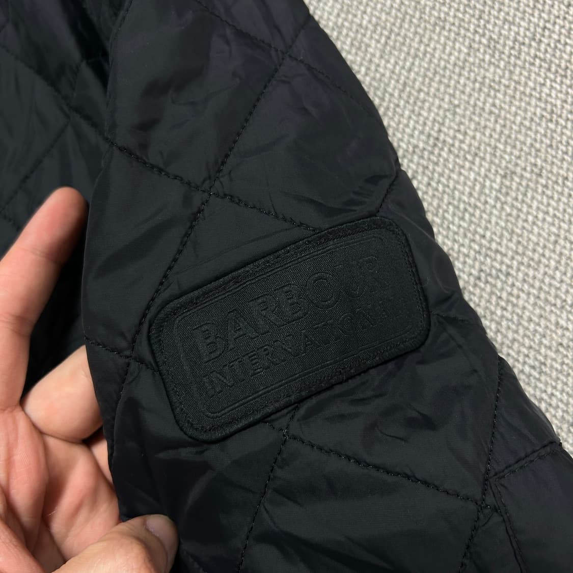 바버 인터내셔널 아리엘 퀼팅자켓(S) 상품이미지4