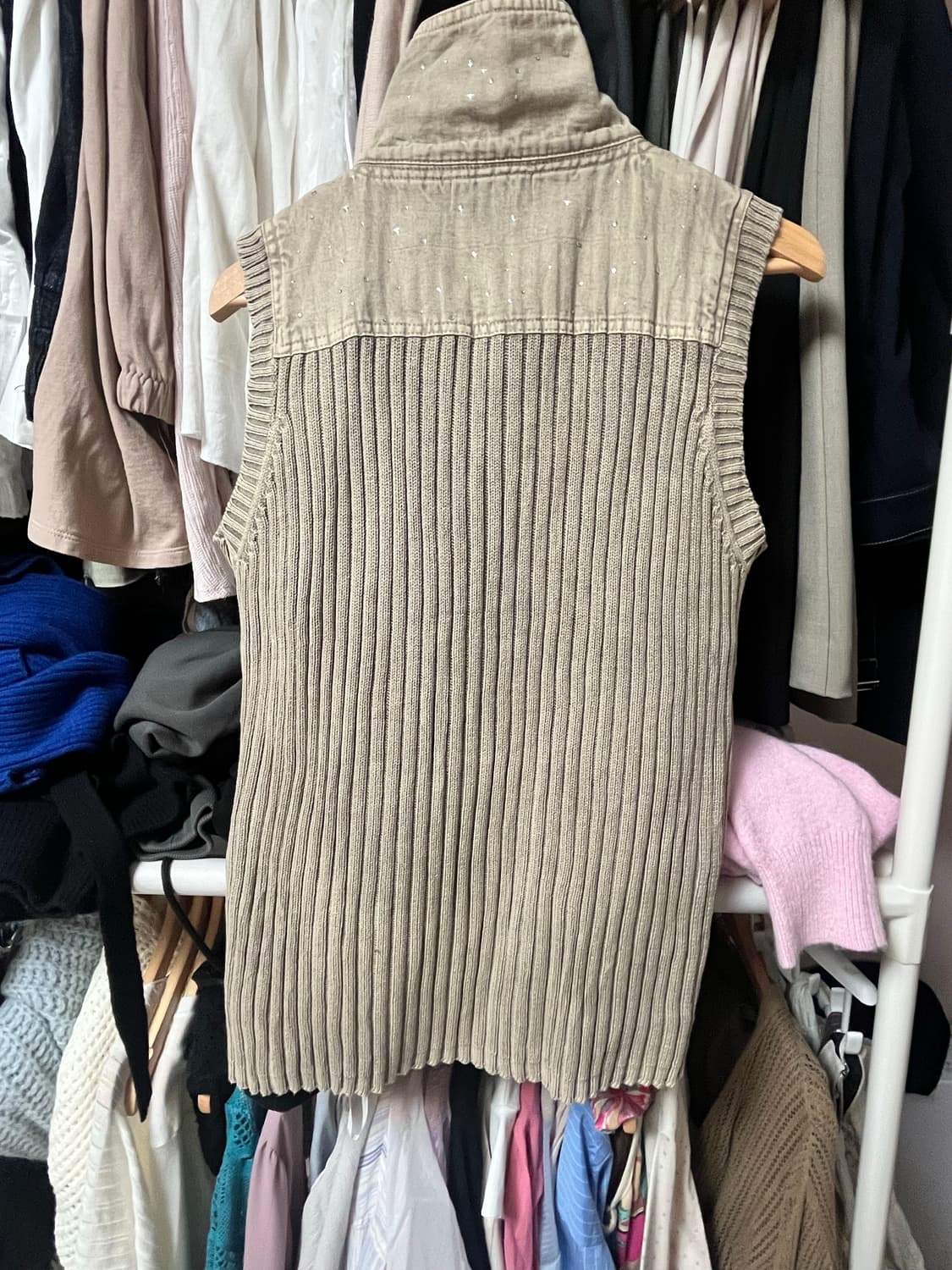 y2k 미코하우스 빈티지 베스트 상품이미지3