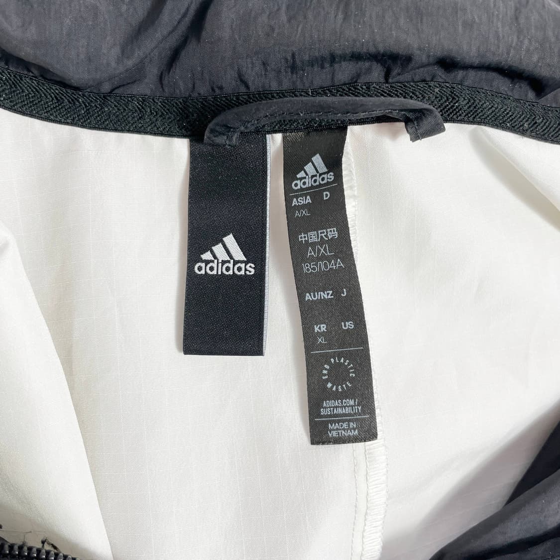 B1 아디다스 빅로고 우븐 바람막이 자켓 105사이즈 상품이미지5