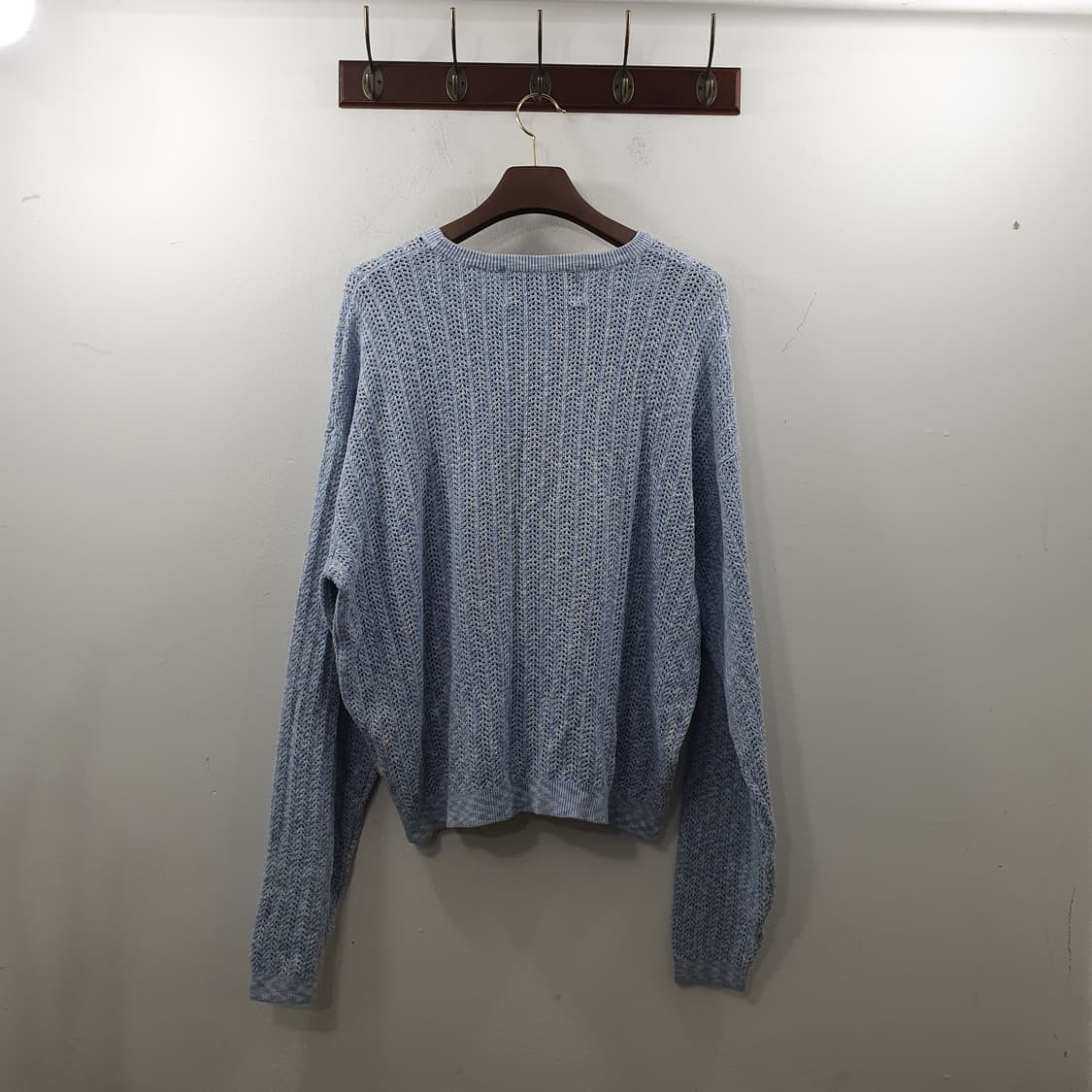 L 세터 여성 오버핏 여름 시스루 레몬 니트 상품이미지8