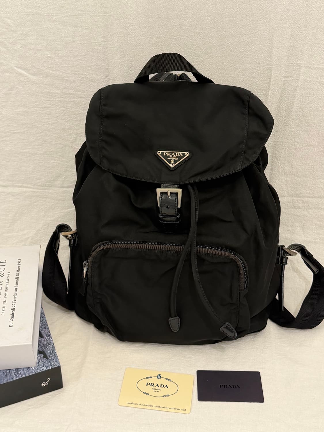 정품 프라다 포코노 나일론 원포켓 백팩 미디움 상품이미지6