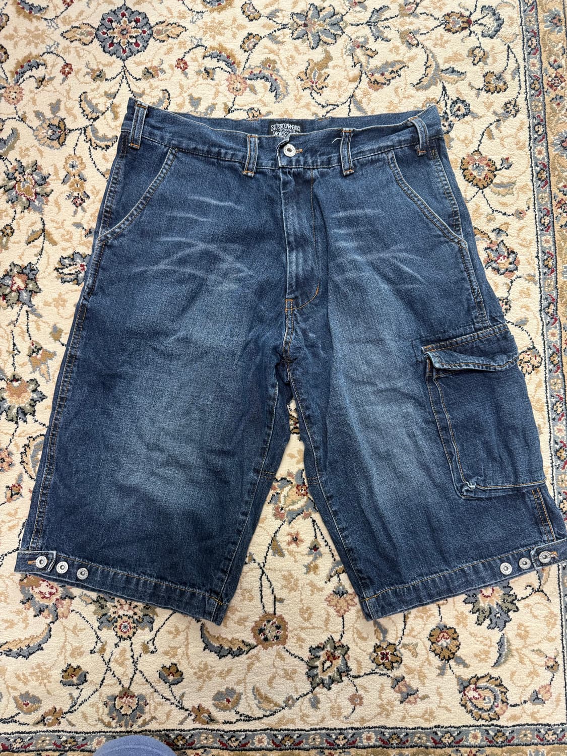 90s Stussy 데님 하프팬츠  상품이미지1